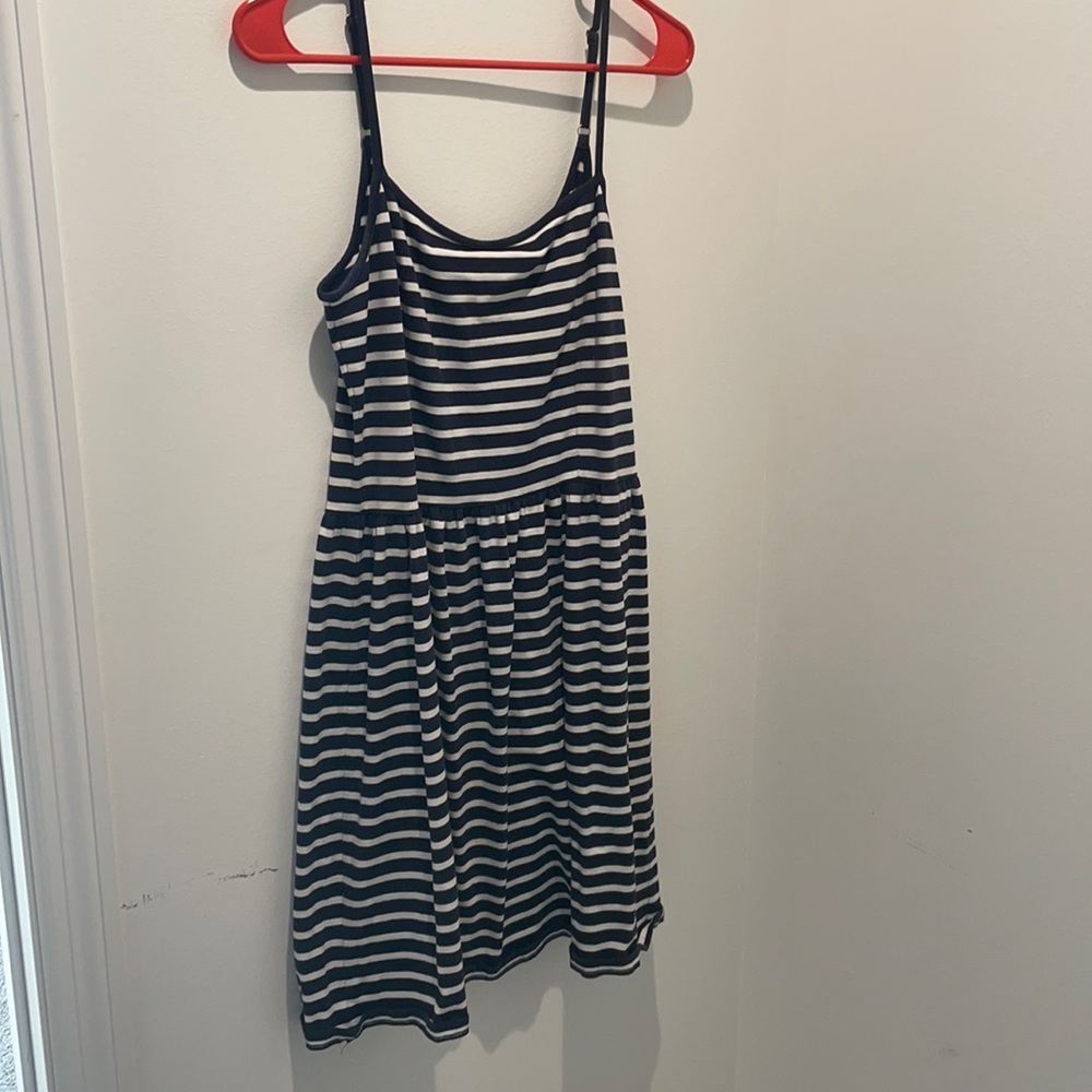 Duffeilld Lane stripe dress small